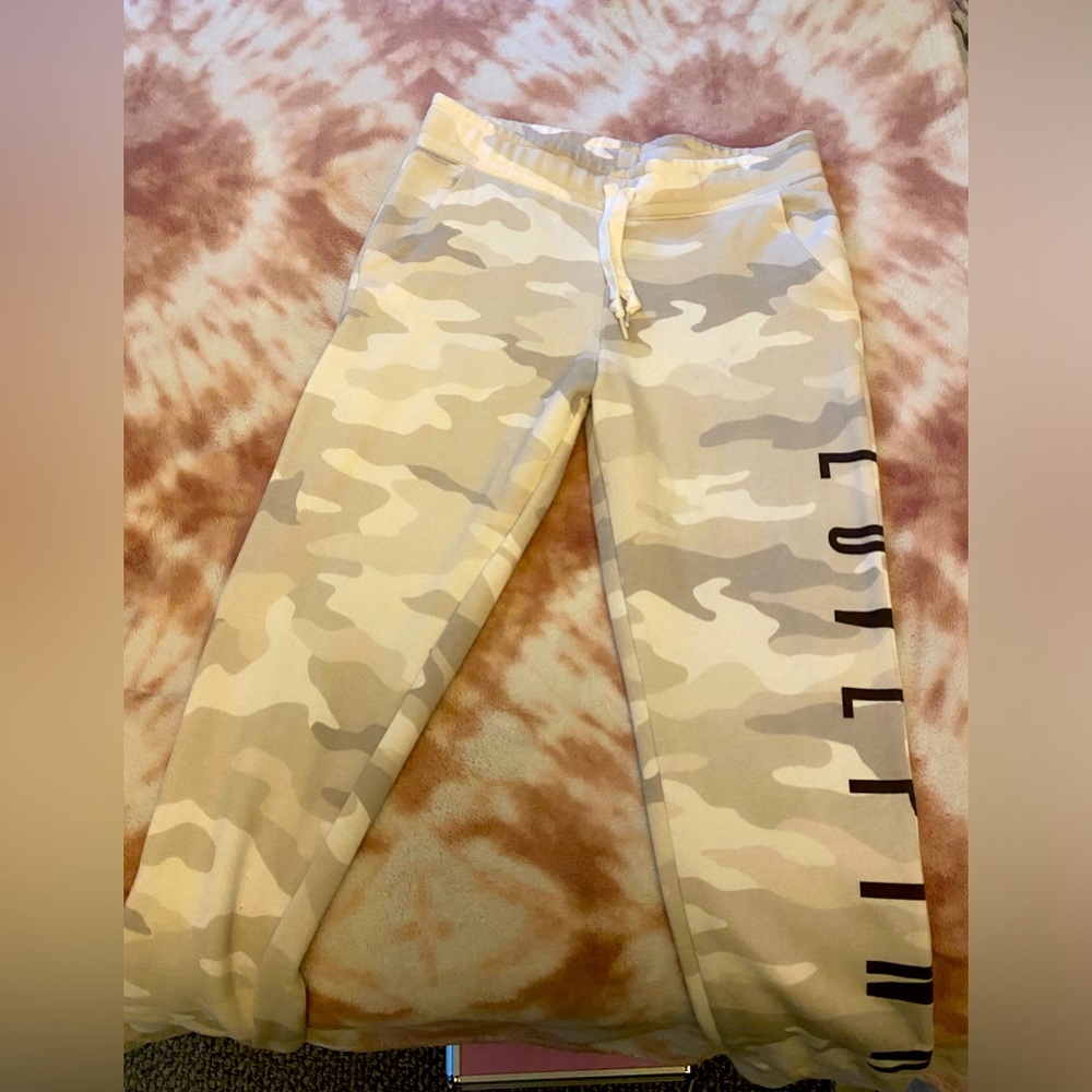 Victoria secret white camo pants